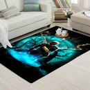 Blue Spider Man Black Suit No Way Home Moonlight Area Rug Home Decor Bedroom Living Room Decor