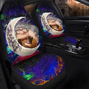 Up Couple Love You To The Moon Galaxy Car Seat Covers