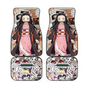 Nezuko Art Car Foor Mats Demon Slayers Anime Car Accessories Nearkii
