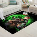 Tanjiro Demon Slayer Moonlight Area Carpet Rug Home Decor Bedroom Living Room Decor Nearkii