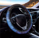 Dark Blue Galaxy Space Print Car Steering Wheel Cover Nearkii