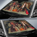 Driving Horse Halloween Car Auto Sunshades Nearkii