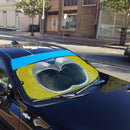 Power Rangers Wild Force Yellow Ranger Custom Car Auto Sunshade Windshield Accessories Decor Gift Nearkii