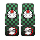 Tanjiro Demon Slayers Car Floor Mats Anime Car Accessories Nearkii