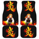 Demon Slayer Anime Car Floor Mats Kyojuro Rengoku x Symbol Car Accessories Nearkii