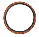 West African Adinkra Symbols Print Car Steering Wheel Cover Nearkii