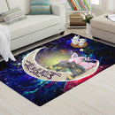 Pokemon Couple Espeon Umbreon Love You To The Moon Galaxy Carpet Rug Home Room Decor Nearkii