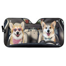 Love Corgi Dogs In Car Custom Car Auto Sun Shades Windshield Accessories Decor Gift Nearkii
