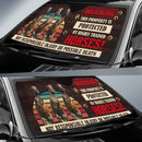 This Property Is Protected By Highly Trained Horses Car Auto Sunshades Nearkii