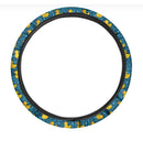 Pixel Rubber Duck Pattern Print Car Steering Wheel Cover Nearkii