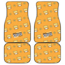 Custom Zenitsu Car Floor Mats Custom Demon Slayer Anime Car Accessories Nearkii