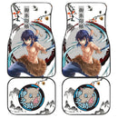 Demon Slayer Car Floor Mats Anime Hashibira Japanese Style Car Accessories Nearkii