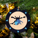 Greninja Pokemon Evolution Water Wood Circle Ornament Perfect Gift For Holiday Nearkii