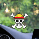 One Piece Straw Hat Pirates Flag Car Ornament Custom Car Accessories Decorations Nearkii
