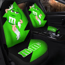 M&M's Candy Ice Cream Cones Chocolate Green Car Seat Covers Custom Car Accessories Nearkii