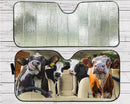 Dairy Cows Family Driving Car Auto Sunshades Nearkii
