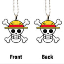 One Piece Straw Hat Pirates Flag Car Ornament Custom Car Accessories Decorations Nearkii