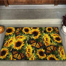 Hello Sunshine Sunflower Doormat Home Decor Nearkii