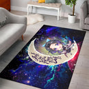 Shinobu demon slayer Love You To The Moon Carpet Rug Home Room Decor Nearkii