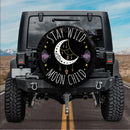 Stay Wild Moon Child Moth Trendy Car Spare Tire Cover Gift For Campers Nearkii