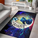 Stitch Love You To The Moon Galaxy Carpet Rug Home Room Decor Nearkii