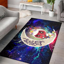 Unicorn Deadpool And Spiderman Avenger Love You To The Moon Galaxy Carpet Rug Home Room Decor Nearkii