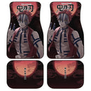 Demon Slayers Anime Car Floor Mats Akaza Kimetsu no Yaiba Car Accessories Nearkii