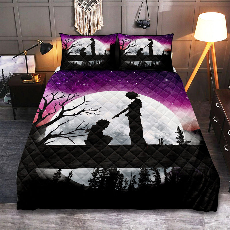 My Hero Academia Anime Moon Night Quilt Bed Sets Nearkii