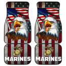 US Independence Day Eagle Emerging From Claw Scratch God Bless Car Floor Mats Car Accessories Nearkii