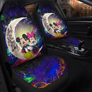 Mouse Couple Love You To The Moon Galaxy Car Seat Covers Nearkii