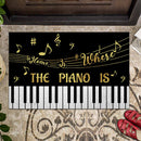 Home Is Where The Piano Is Piano Doormat Home Decor Nearkii