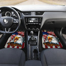 US Independence Day Eagle Emerging From Claw Scratch God Bless Car Floor Mats Car Accessories Nearkii