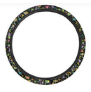 Psychedelic Mushroom Pattern Print Car Steering Wheel Cover Nearkii