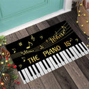 Home Is Where The Piano Is Piano Doormat Home Decor Nearkii