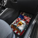 US Independence Day Eagle Emerging From Claw Scratch God Bless Car Floor Mats Car Accessories Nearkii
