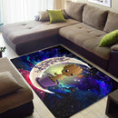 Baby Groot Love You To The Moon Galaxy Carpet Rug Home Room Decor Nearkii