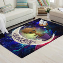 Baby Groot Love You To The Moon Galaxy Carpet Rug Home Room Decor Nearkii