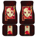 Demon Slayer Car Floor Mats Anime Mask Art Car Accessories Nearkii