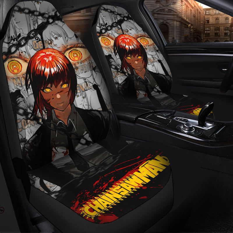 Makima Devil Chainsaw Man Premium Custom Car Seat Covers Decor Protectors Nearkii