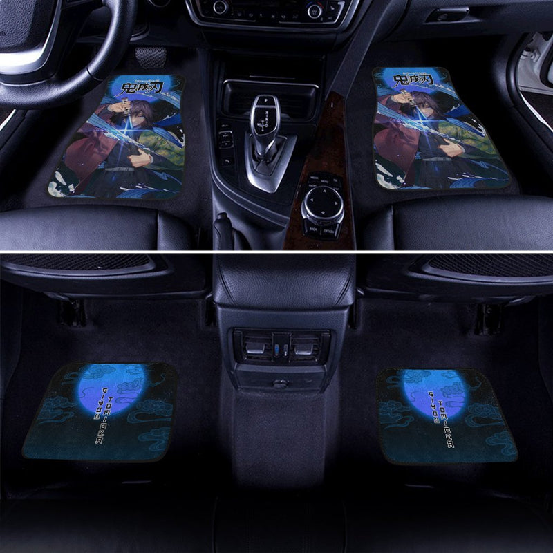 Demon Slayers Anime Car Floor Mats Giyu Tomioka Kimetsu no Yaiba Car Accessories Nearkii
