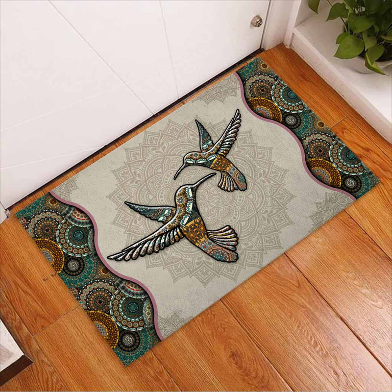 Hummingbird Doormat Home Decor Nearkii