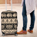 Elephant Hansa Lotus Pattern Luggage Cover Suitcase Protector Nearkii