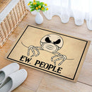 Ew People Jack Skellington Face Mask Funny Doormat Home Decor Nearkii