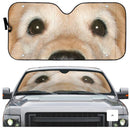 Golden Retriever Dog Eyes Custom Car Auto Sun Shades Windshield Accessories Decor Gift Nearkii