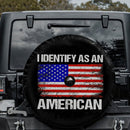 I Identify As An American Jeep Car Spare Tire Cover Gift For Campers Nearkii