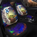 Baby Yoda Love You To The Moon Galaxy Car Seat Covers Nearkii