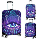 Third Eye Moon Mandala Luggage Cover Suitcase Protector Nearkii
