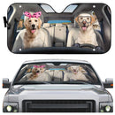Labrador Retriever Couple Custom Car Auto Sun Shades Windshield Accessories Decor Gift Nearkii