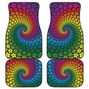 Hippie Flowers Pattern Car Floor MatsCar Accessories Nearkii