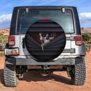 Skull Hiding Funny Car Spare Tire Covers Gift For Campers Nearkii